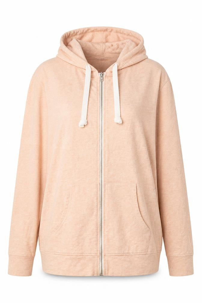 Womens UK Size M F&F Orange Full Zip Jumper