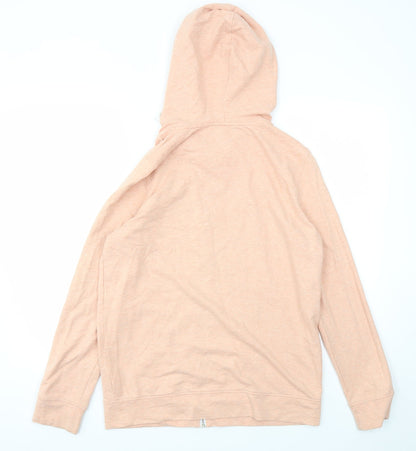 Womens UK Size M F&F Orange Full Zip Jumper