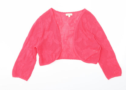 Womens UK Size L Monsoon Pink Cardigan Jumper