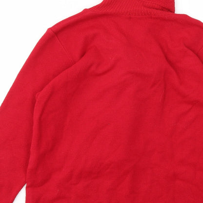 Womens UK Size S Monique Red Pullover Jumper
