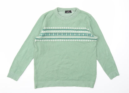 Womens UK Size M Monique Green Pullover Jumper