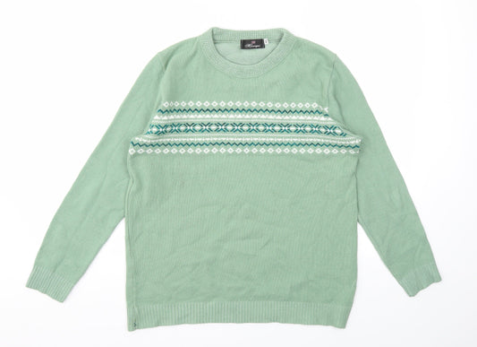 Womens UK Size M Monique Green Pullover Jumper