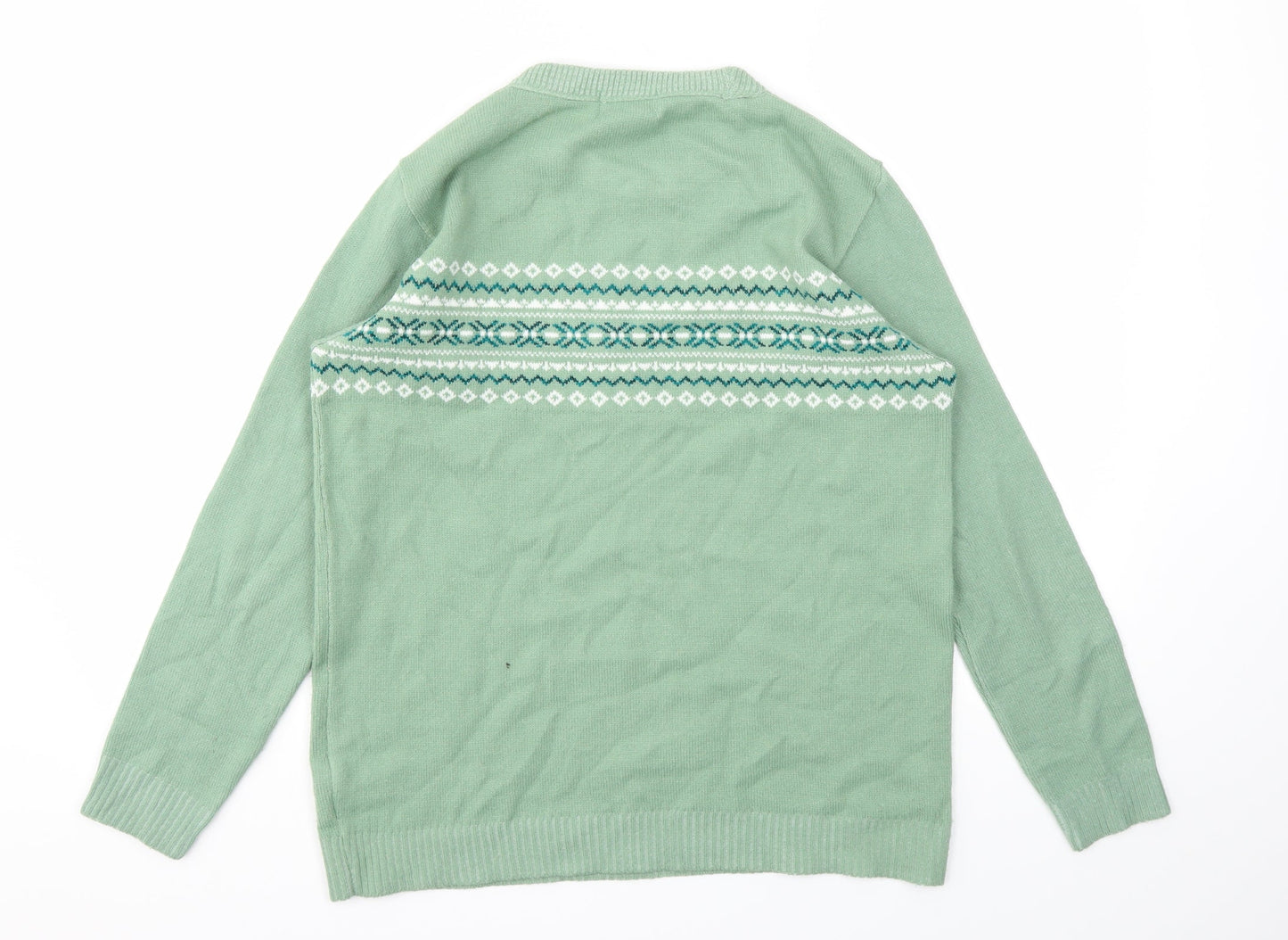 Womens UK Size M Monique Green Pullover Jumper