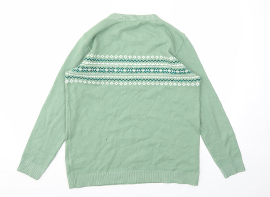 Womens UK Size M Monique Green Pullover Jumper