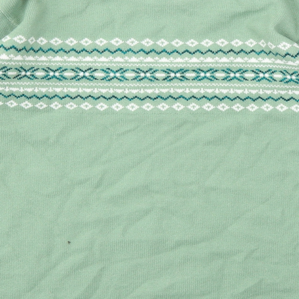 Womens UK Size M Monique Green Pullover Jumper