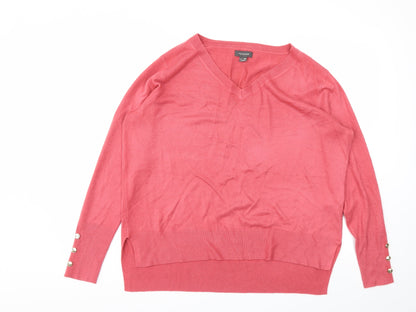 Primark Womens Pink   Pullover Jumper Size L