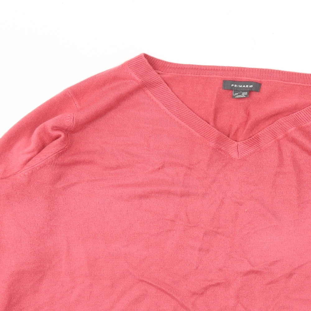 Primark Womens Pink   Pullover Jumper Size L