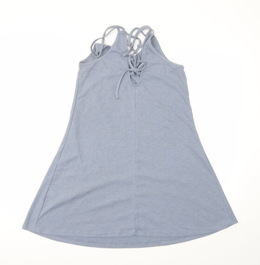 Topshop Womens Blue   Fit & Flare  Size 10