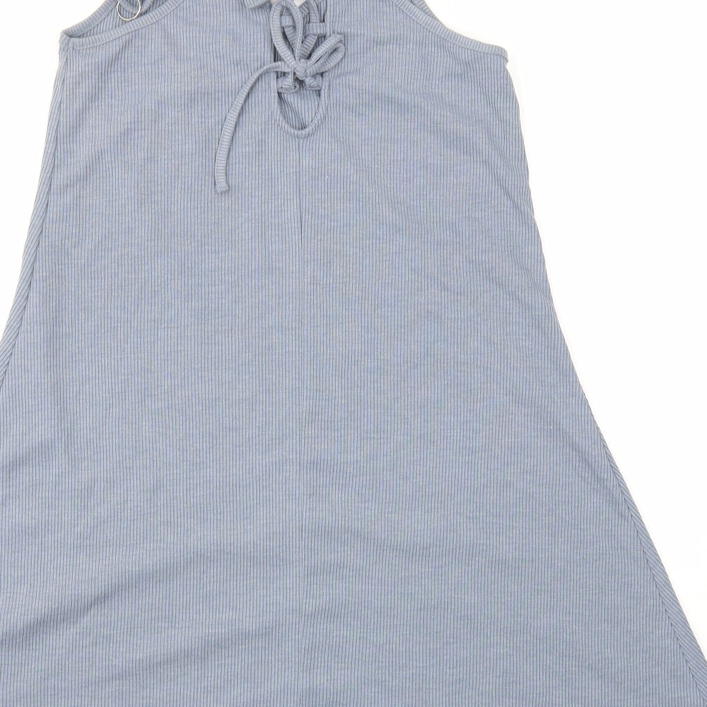 Topshop Womens Blue   Fit & Flare  Size 10