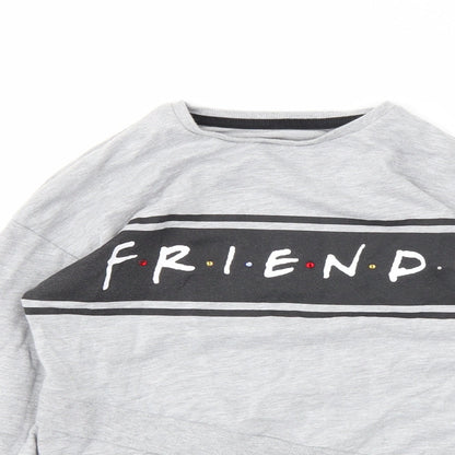 George Girls Grey   Pullover Sweatshirt Size 9-10 Years