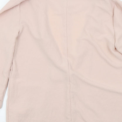 New Look Womens Pink Colourblock  Jacket Blazer Size 12