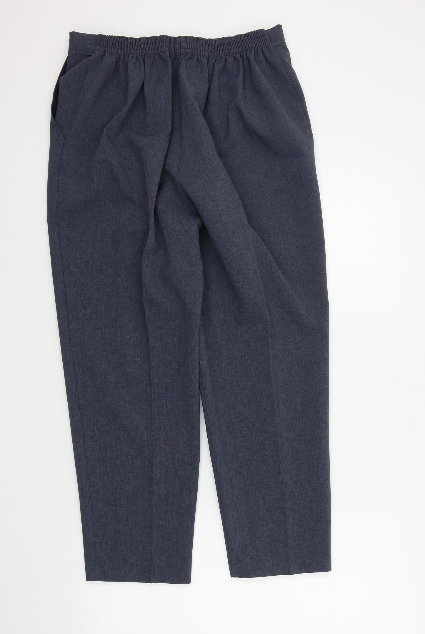 Womens UK Size 18 Saira of Manchester Regular Fit  Blue Trousers