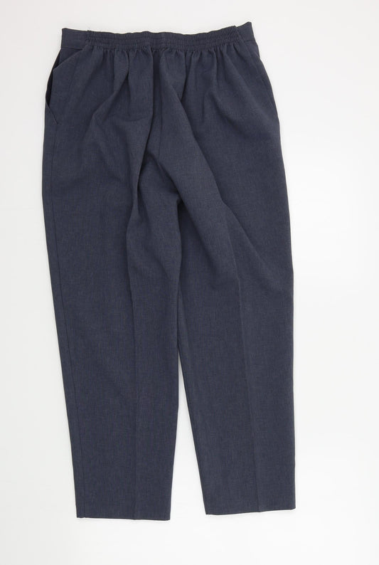 Womens UK Size 18 Saira of Manchester Regular Fit  Blue Trousers