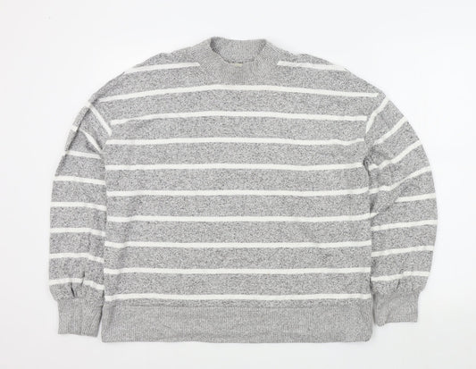 Womens UK Size 14 M&S Grey Pullover Jumper