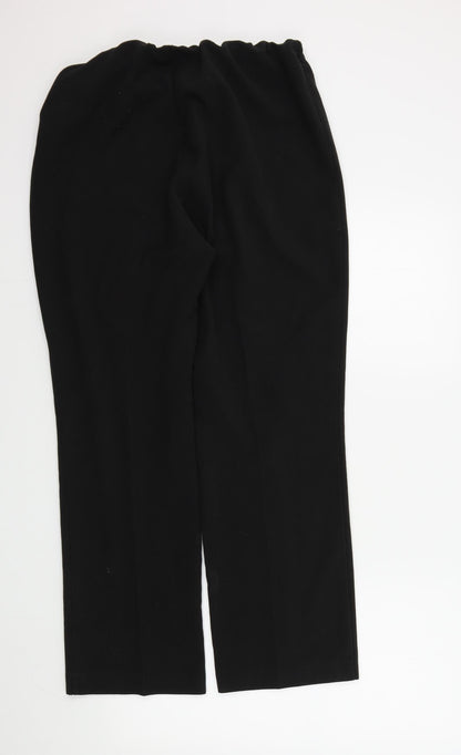 Classic Womens Black   Trousers  Size 14 L28 in