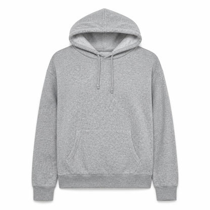 Front view of Papaya women’s grey colourblock pullover hoodie, size S