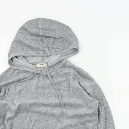 Papaya Womens Grey Colourblock  Pullover Hoodie Size S