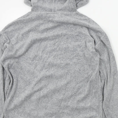 Papaya Womens Grey Colourblock  Pullover Hoodie Size S