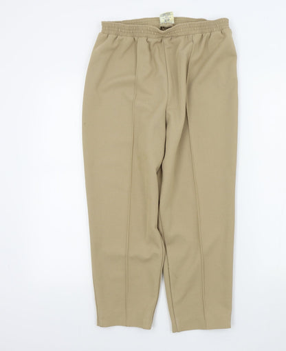 AMARI Womens Beige   Trousers  Size 12 L23 in