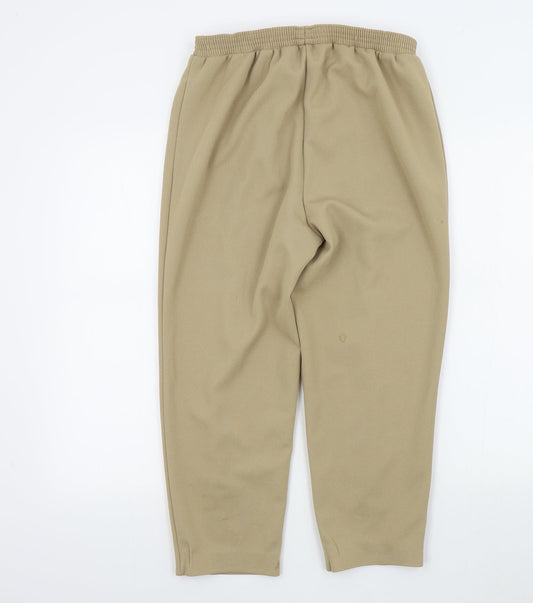 AMARI Womens Beige   Trousers  Size 12 L23 in