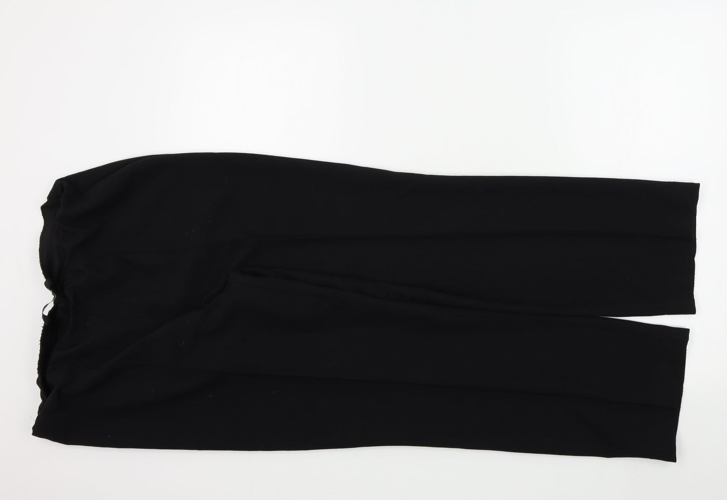 BM Womens Black   Trousers  Size 12 L26 in