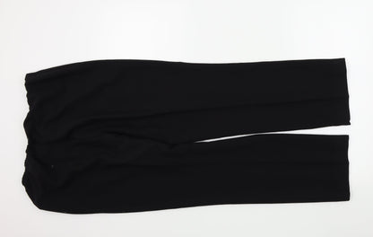 BM Womens Black   Trousers  Size 12 L26 in