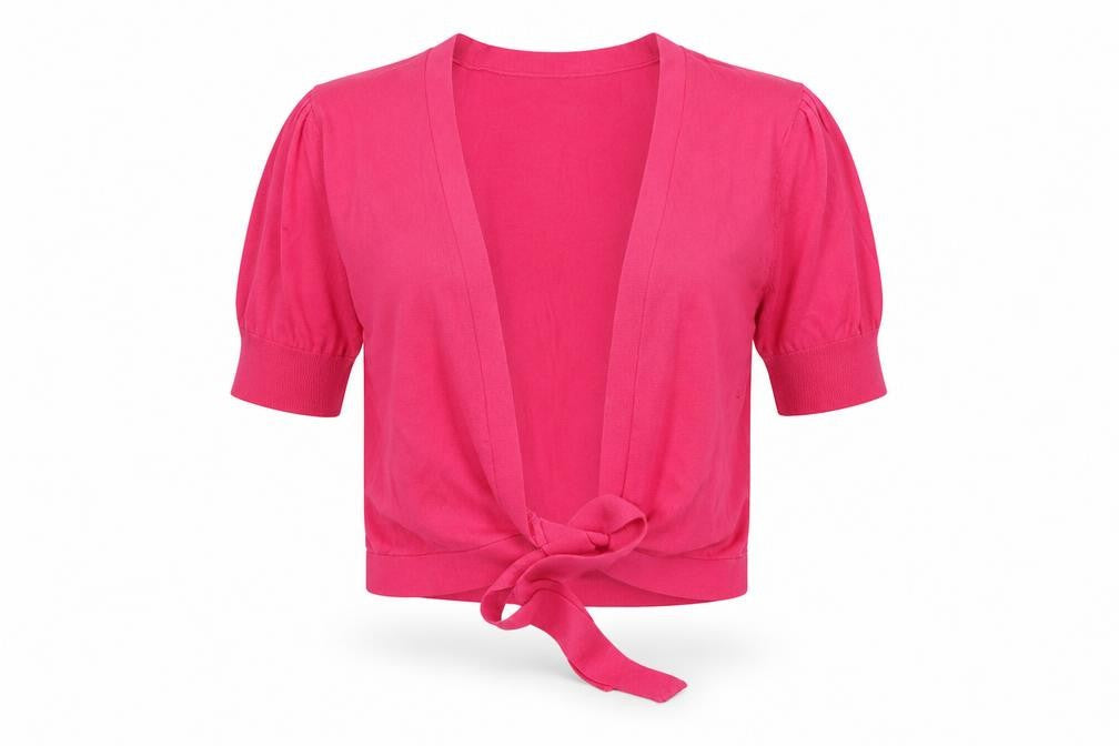 Womens UK Size 12 F&F Pink Cardigan Jumper