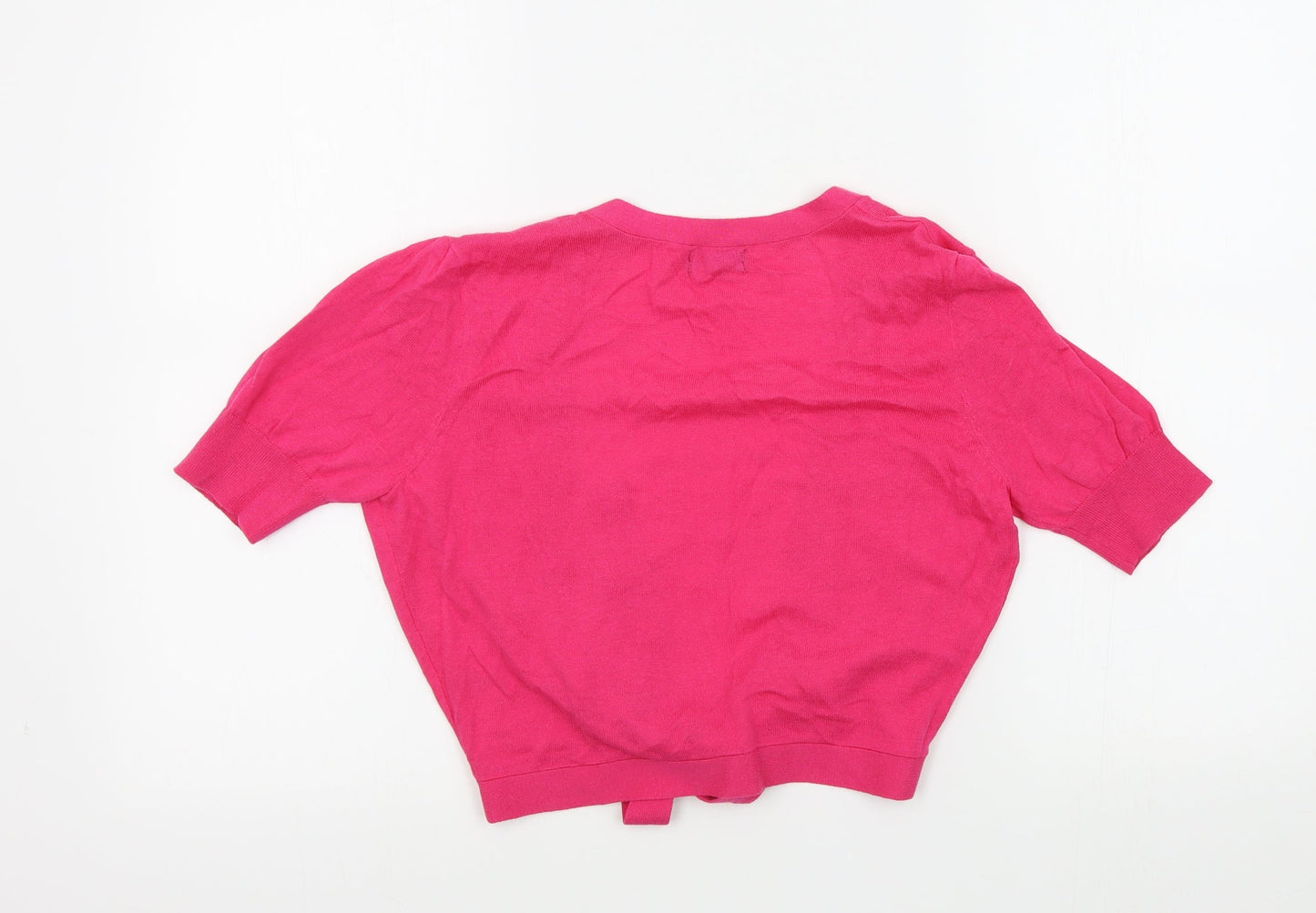 Womens UK Size 12 F&F Pink Cardigan Jumper