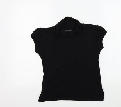 Hotdog Womens Black Colourblock  Basic T-Shirt Size M