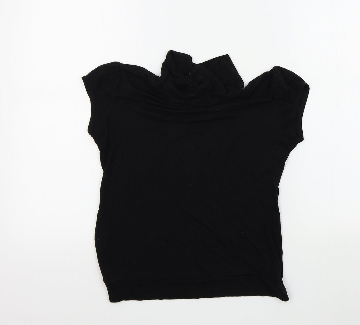 Hotdog Womens Black Colourblock  Basic T-Shirt Size M