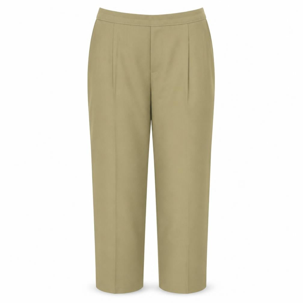 Womens UK Size 18 Preworn Regular Fit  Beige Trousers