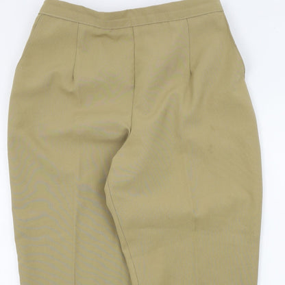 Womens UK Size 18 Preworn Regular Fit  Beige Trousers