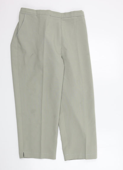 Womens UK Size 22 in Preworn Regular Fit  Green Trousers