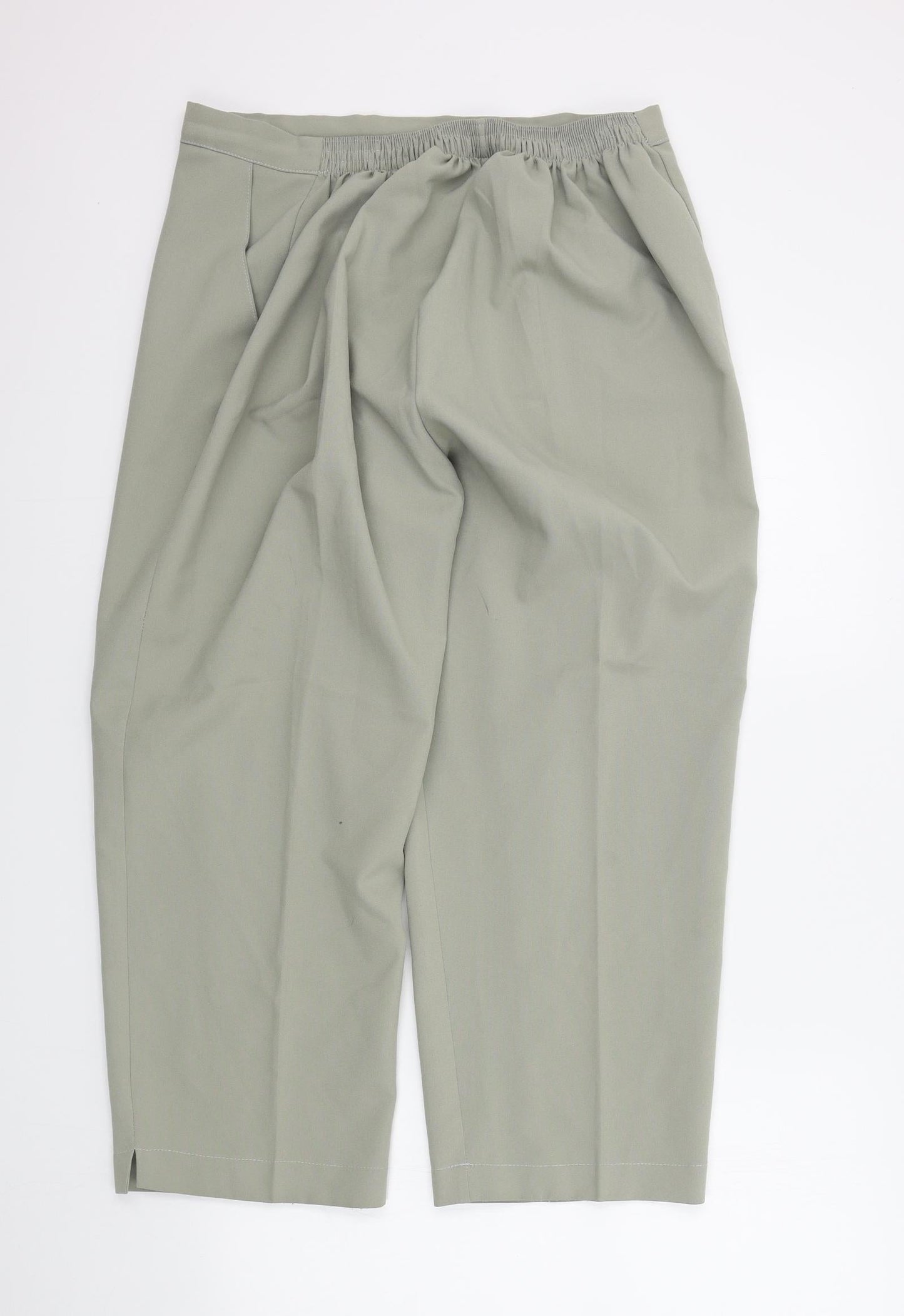 Womens UK Size 22 in Preworn Regular Fit  Green Trousers