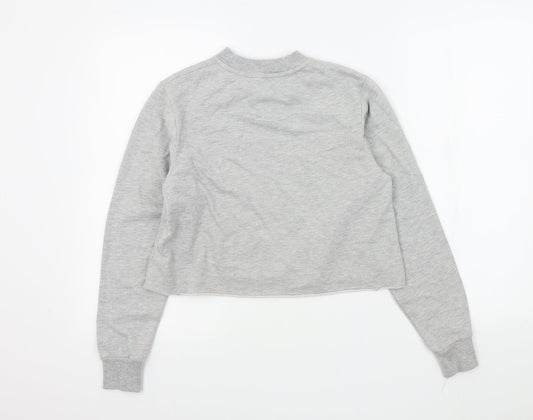 Womens UK Size 8 Topshop Grey Pullover Jumper