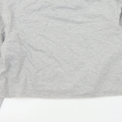 Womens UK Size 8 Topshop Grey Pullover Jumper