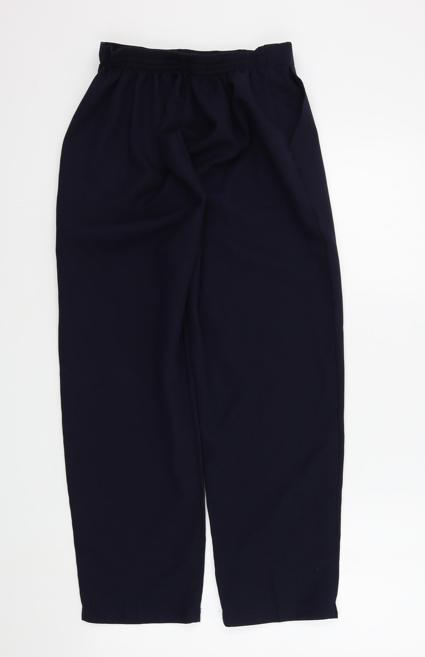 Womens UK Size S Preworn Regular Fit  Blue Trousers