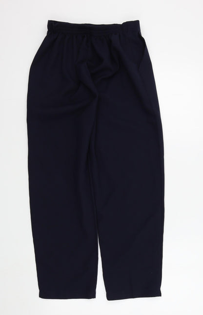 Womens UK Size S Preworn Regular Fit  Blue Trousers