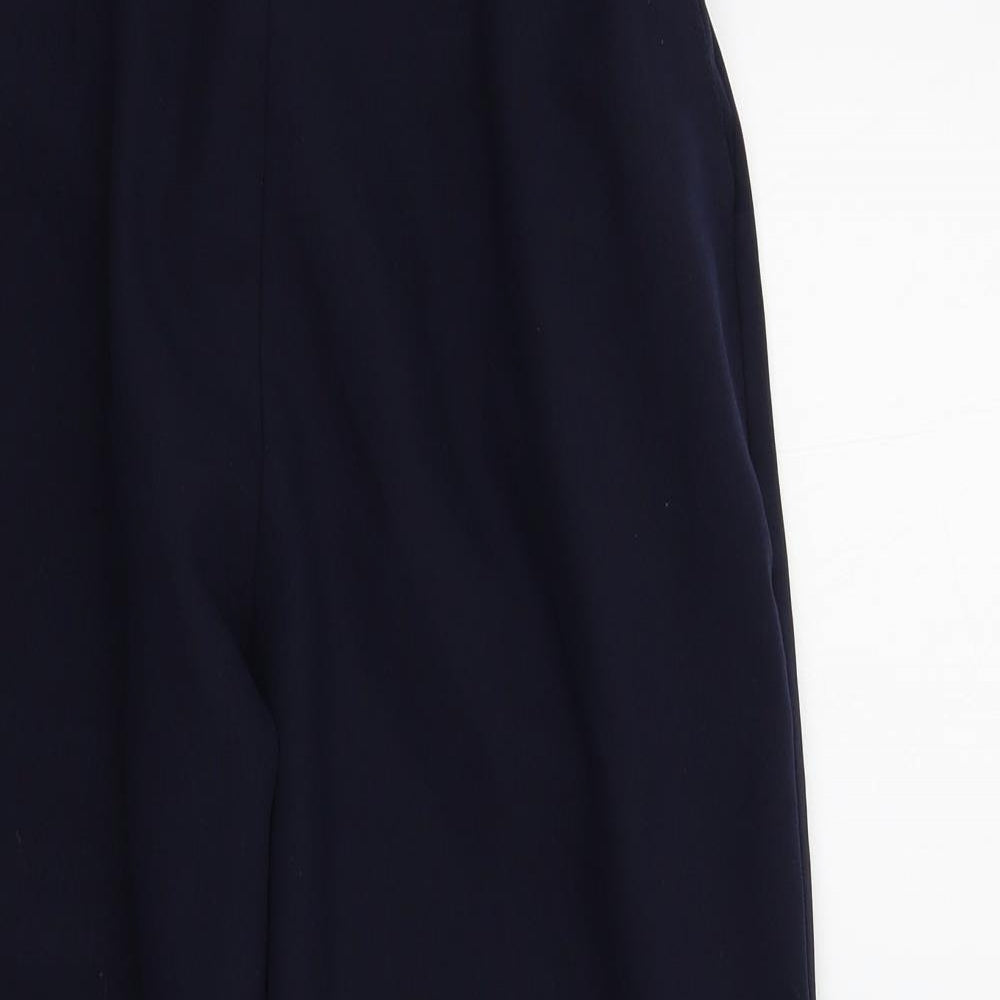 Womens UK Size S Preworn Regular Fit  Blue Trousers