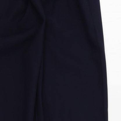 Womens UK Size S Preworn Regular Fit  Blue Trousers