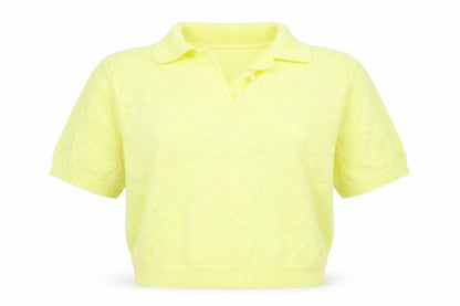 CARLYLE Womens Yellow   Pullover Jumper Size M