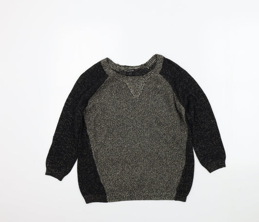 Womens UK Size 6 River Island Black Pullover Jumper