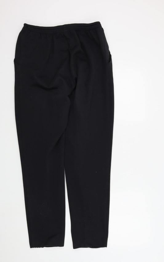M&S Womens Black   Trousers  Size 14 L29 in