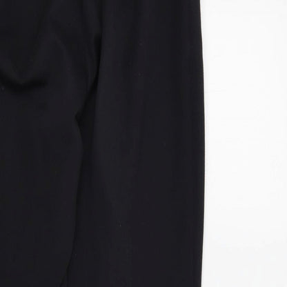 M&S Womens Black   Trousers  Size 14 L29 in