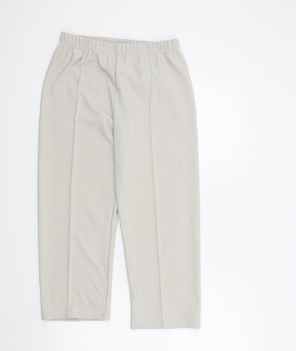 Womens UK Size 14 AFIBEL Regular Fit  Beige Trousers