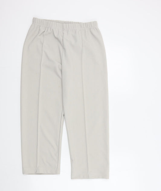 Womens UK Size 14 AFIBEL Regular Fit  Beige Trousers