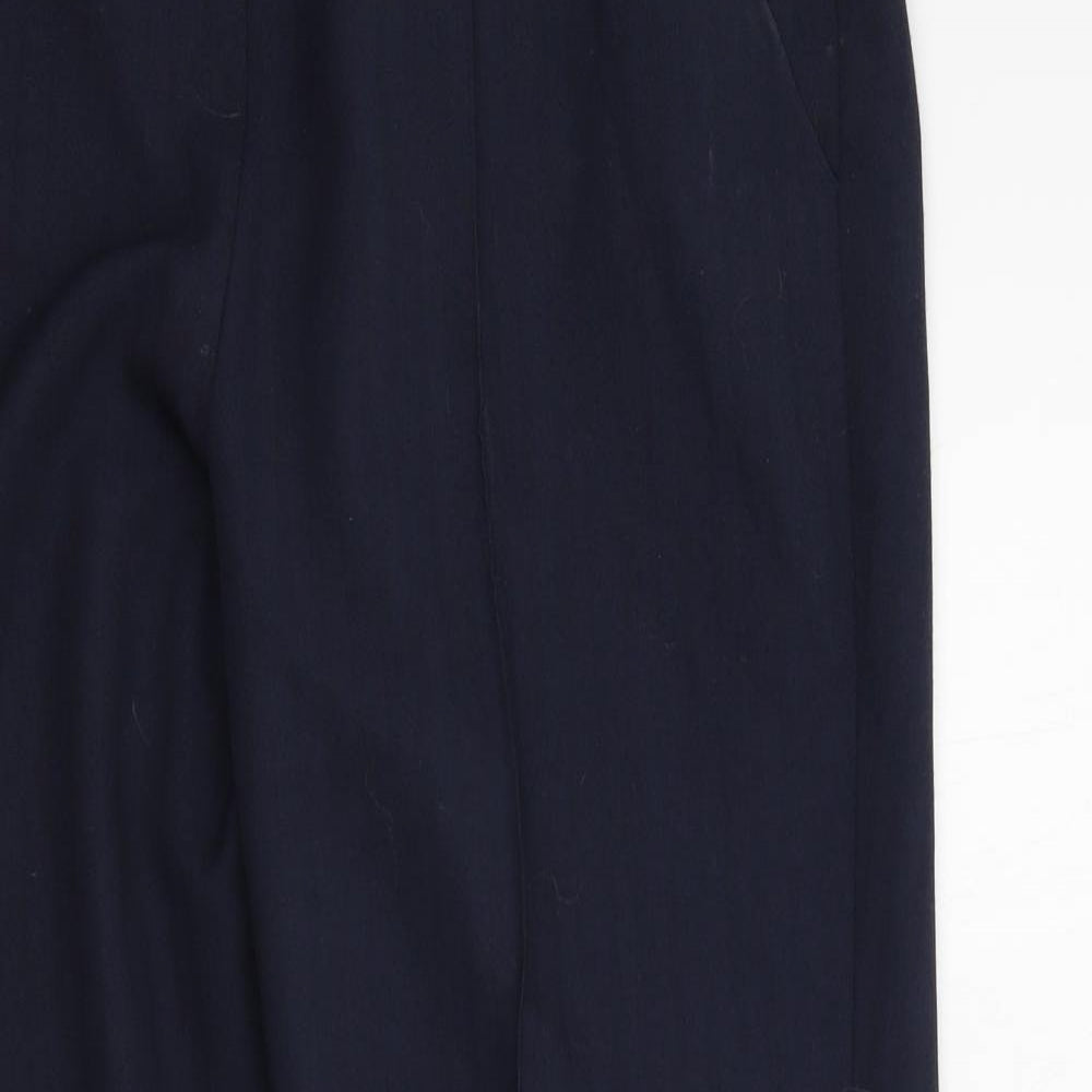 M&S Womens Blue   Trousers  Size 12 L26 in
