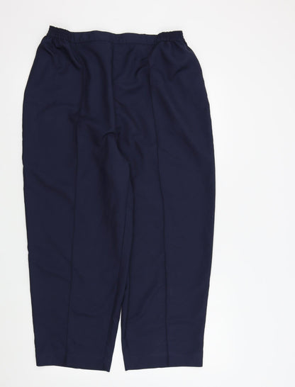 Amber Womens Blue   Trousers  Size 20 L25 in