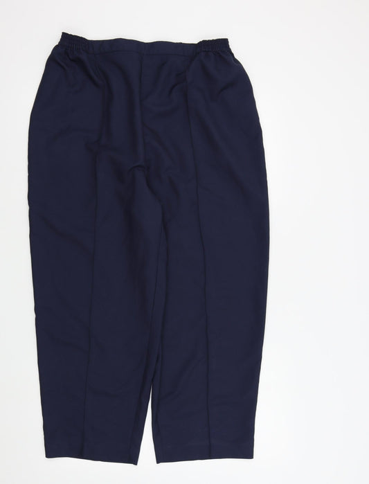 Amber Womens Blue   Trousers  Size 20 L25 in