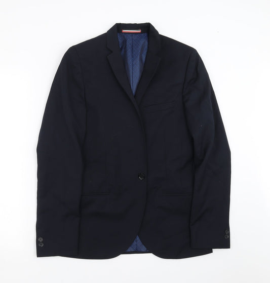 Mens UK Size 38 Ventuno 21 Regular Blue Suit Jacket